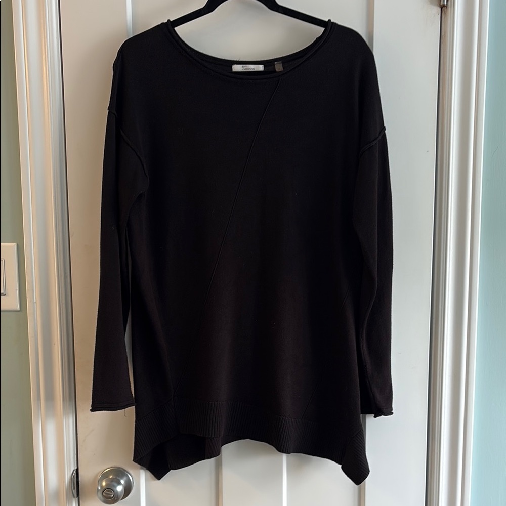 89th & Madison Black Women’s asymmetrical sweater
